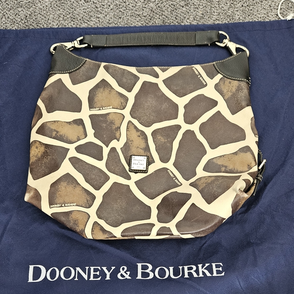 Dooney & Bourke Giraffe print hobo purse